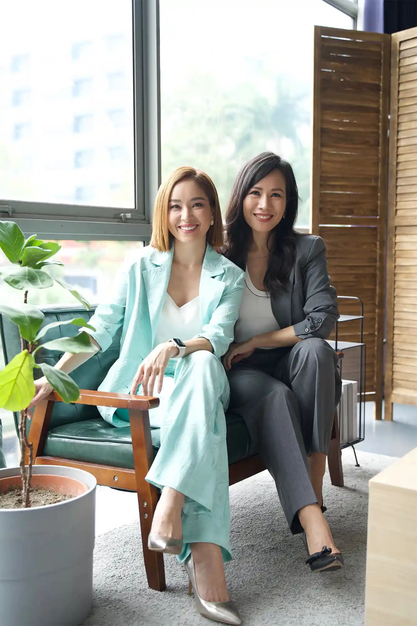 Julina Halim and Iriana Halim, founders of Inside Out Academy that offers high performance coaching programmes in Singapore